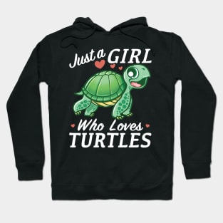 Just a girl who loves turtles Cute Hoodie